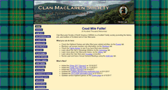 Desktop Screenshot of clanmaclarenna.org