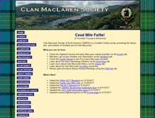 Tablet Screenshot of clanmaclarenna.org